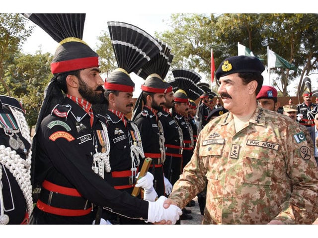 army chief appreciates morale and vigilance of troops along the loc during visit to sulemanki sector photo ispr