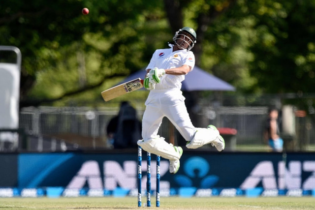 younus khan faces a short pitched delivery during day three at hagley park in christchurch on november 19 2016 photo afp marty melville younus khan faces a short pitched delivery during day three at hagley park in christchurch on november 19 2016 photo afp marty melville