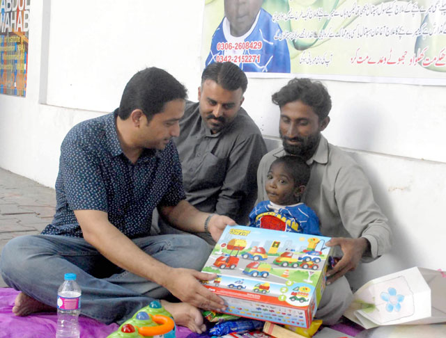 four year old deedar is suffering from heart liver conditions and desperately needs treatment photo express