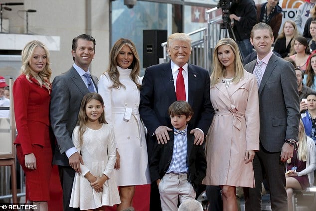 trump family photo reuters