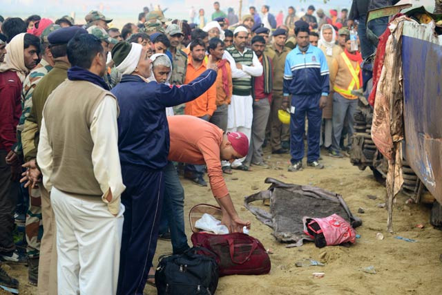 more than 2 000 people are believed to have been on the train photo afp