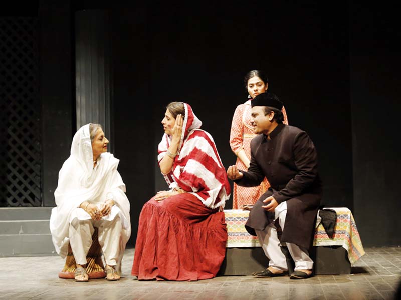 written by asghar wajahat the play was directed by sheema kermani and anwer jafri photo publicity