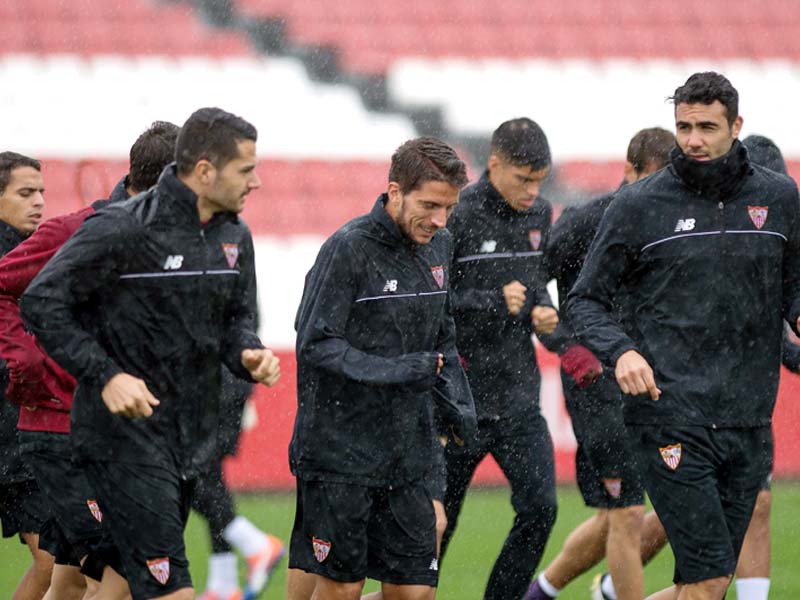 if sevilla draw against juventus they will qualify for the knockout stages and will therefore be unable to defend their europa crown photo afp