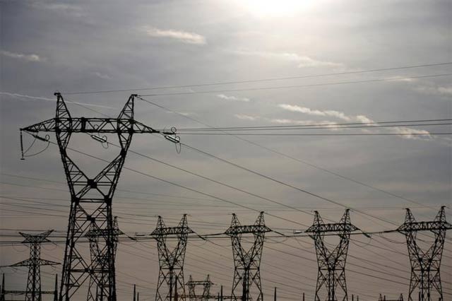 the ministry said work on power plants and transmission lines is under way at good speed photo reuters