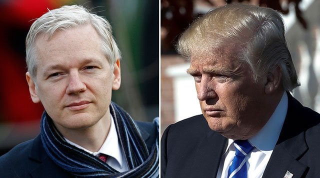 wikileaks founder julian assange l and us president elect donald trump photo reuters