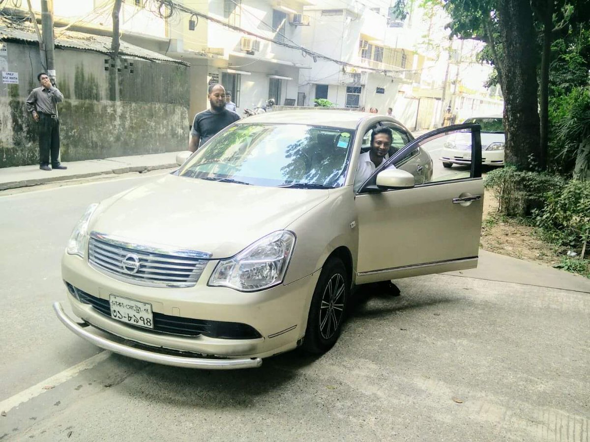 the city 039 s first uber ride was made by bangladeshi cricket star shakib al hasan photo twitter sah75official