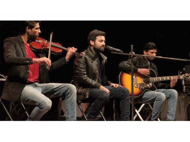 pakistani and argentine musicians perform together photo express pakistani and argentine musicians perform together photo express