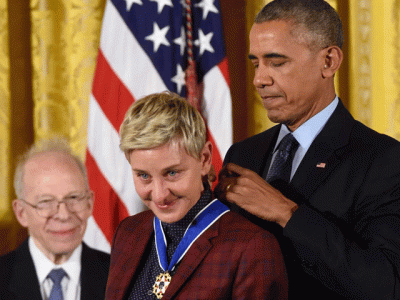 ellen degeneres michael jordan honoured with presidential medal of freedom ellen degeneres michael jordan honoured with presidential medal of freedom