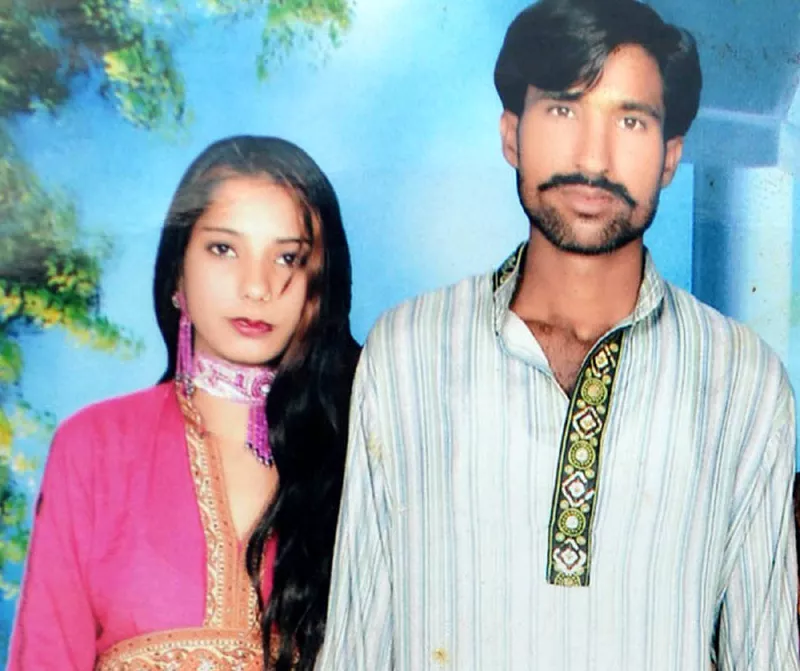 a file photo of a christian couple who were burned to death in kot radha kishan in 2014 photo shafiq malik express a file photo of a christian couple who were burned to death in kot radha kishan in 2014 photo shafiq malik express