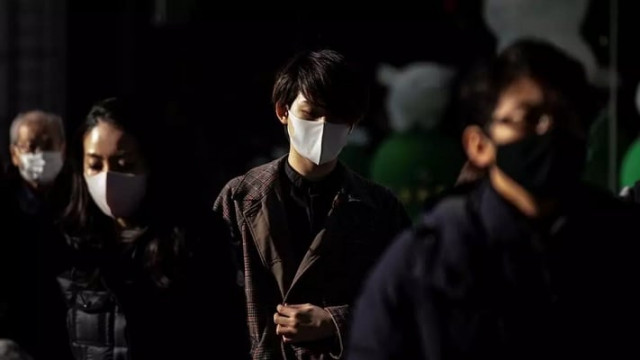 parts of japan are now under a virus state of emergency as the country battles a surge in infections photo afp