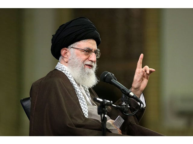 this handout photo provided by the official website of the center for preserving and publishing the works of iran 039 s supreme leader ayatollah ali khamenei shows him speaking during a meeting with members of the basij force a volunteer paramilitary organisation on november 22 2016 in the capital tehran photo afp this handout photo provided by the official website of the center for preserving and publishing the works of iran 039 s supreme leader ayatollah ali khamenei shows him speaking during a meeting with members of the basij force a volunteer paramilitary organisation on november 22 2016 in the capital tehran photo afp
