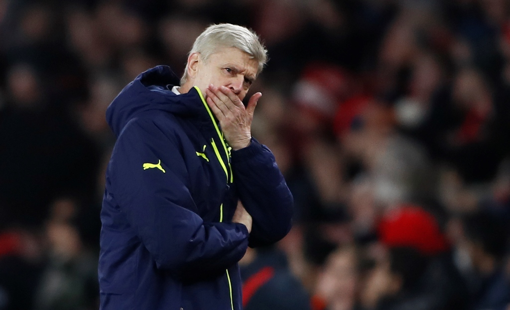 arsene wenger on the sideline during arsenal 039 s champions league encounter against psg photo reuters stefan wermuth