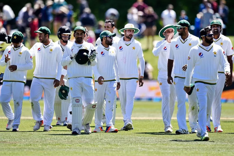 pakistan players walk off the field in christchurch on november 20 2016 photo afp pakistan players walk off the field in christchurch on november 20 2016 photo afp
