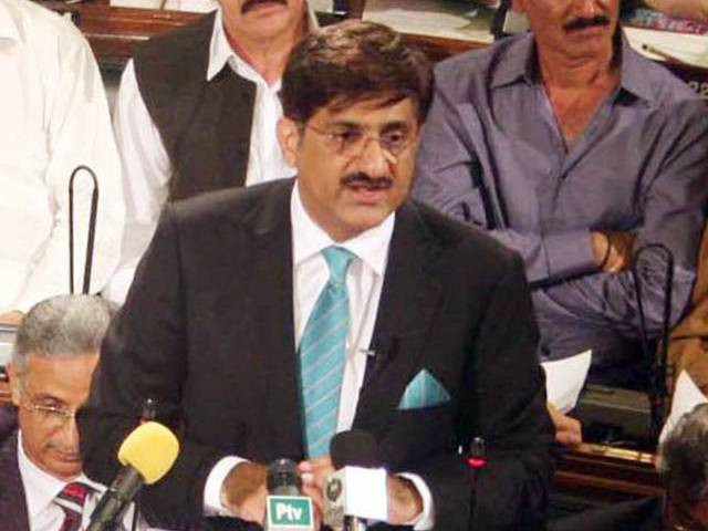 sindh chief minister syed murad ali shah photo ppi sindh chief minister syed murad ali shah photo ppi