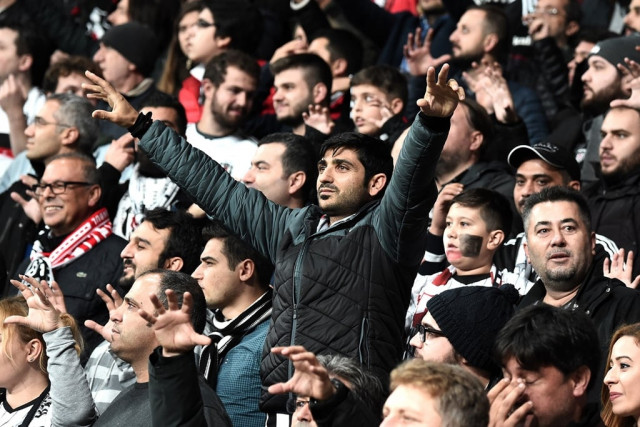 besiktas 039 supporters hold a minute of silence on november 23 2016 at vodafone arena in istanbul photo afp besiktas 039 supporters hold a minute of silence on november 23 2016 at vodafone arena in istanbul photo afp