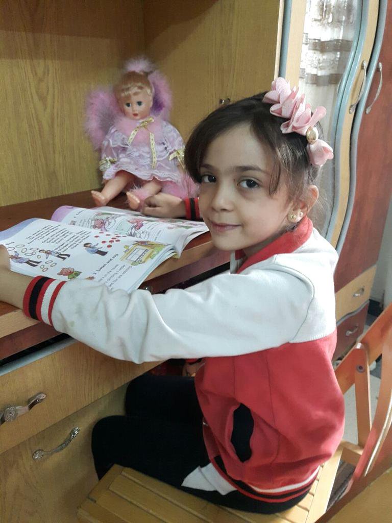 seven year old bana alabed from syria photo twitter alabedbana