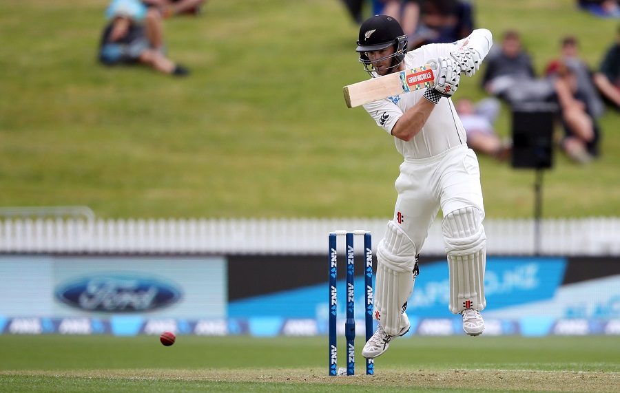 kane williamson hits the ball at seddon park in hamilton on november 25 2016 photo michael bradley afp getty images