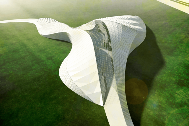 an exhibition center designed by cazza photo eduard galkin an exhibition center designed by cazza photo eduard galkin