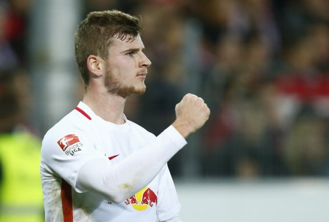 leipzig 039 s timo werner reacts after scoring a goal against freiburg on november 25 2016 photo reuters leipzig 039 s timo werner reacts after scoring a goal against freiburg on november 25 2016 photo reuters