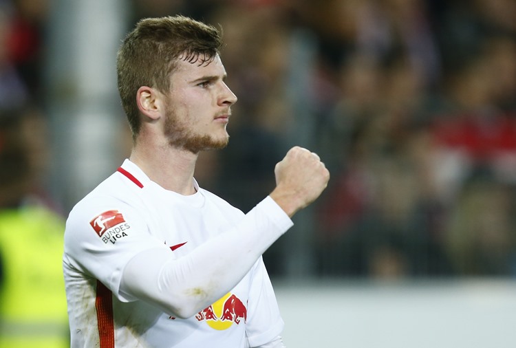 leipzig 039 s timo werner reacts after scoring a goal against freiburg on november 25 2016 photo reuters