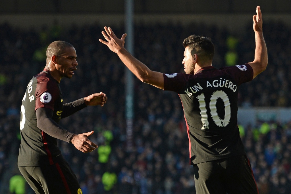 it was the first time this season that pep guardiola s team had come from behind to win and the first time since september they had won back to back league games photo afp