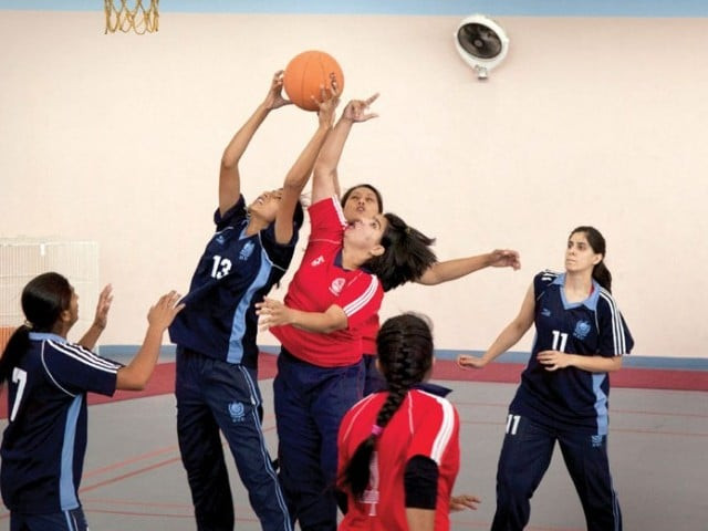 sports event basketball tournament at sadiq college