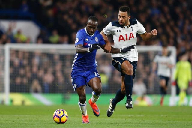 victor moses l tries to hold off mousa dembele at stamford bridge in london on november 26 2016 photo afp victor moses l tries to hold off mousa dembele at stamford bridge in london on november 26 2016 photo afp