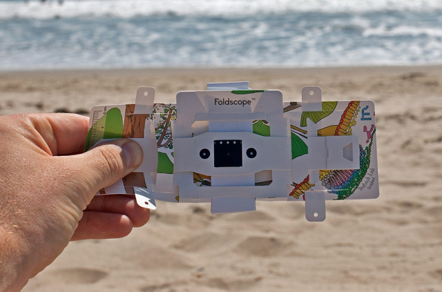 foldscope aims to distribute 1 million microscopes by 2017 photo foldscope