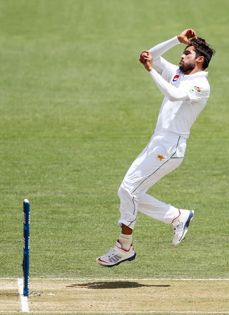 amir says it is difficult to keep a count of dropped catches photo afp