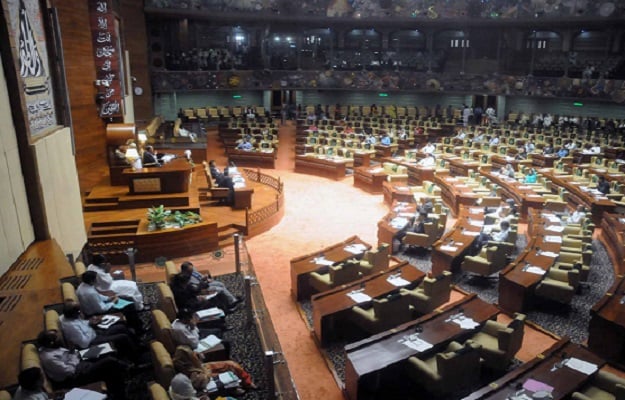 sindh assembly session photo nni file