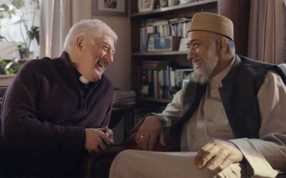 a priest and an imam show up trump a priest and an imam show up trump