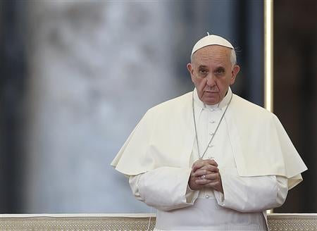 pope francis attends a prayer calling for peace in syria in saint peter 039 s square at the vatican september 7 2013 reuters tony gentile