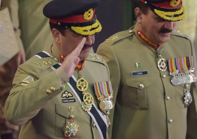 gen raheel says considering pakistan 039 s policy of restraint a weakness would be dangerous for india photo afp gen raheel says considering pakistan 039 s policy of restraint a weakness would be dangerous for india photo afp