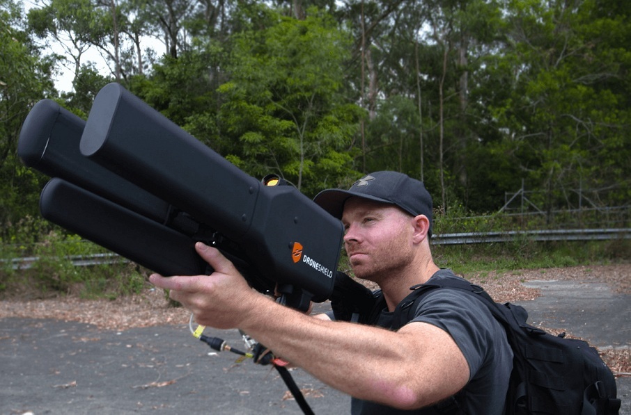 dronegun has an effective range of 2km photo dronesheild