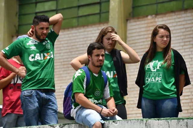 people pay tribute to the players of brazilian team chapecoense real who were killed in a plane accident in the colombian mountains at the club 039 s arena conda stadium in chapeco in the southern brazilian state of santa catarina on november 29 2016 photo afp people pay tribute to the players of brazilian team chapecoense real who were killed in a plane accident in the colombian mountains at the club 039 s arena conda stadium in chapeco in the southern brazilian state of santa catarina on november 29 2016 photo afp