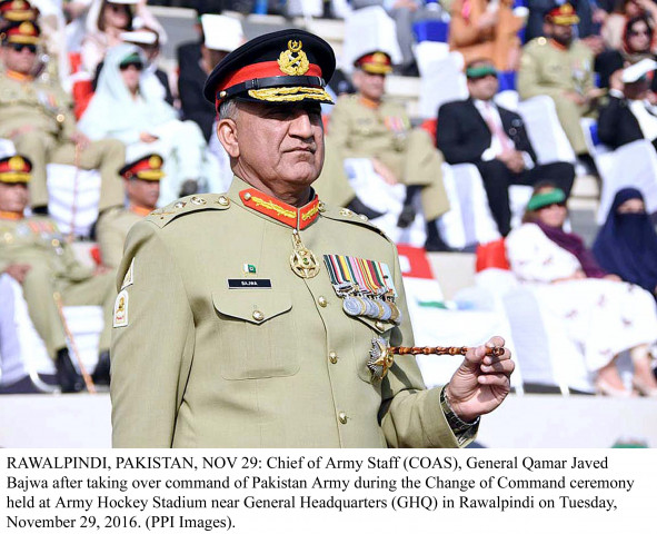 gen bajwa assumed command as pakistan 039 s 16th army chief on tuesday photo ppi gen bajwa assumed command as pakistan 039 s 16th army chief on tuesday photo ppi