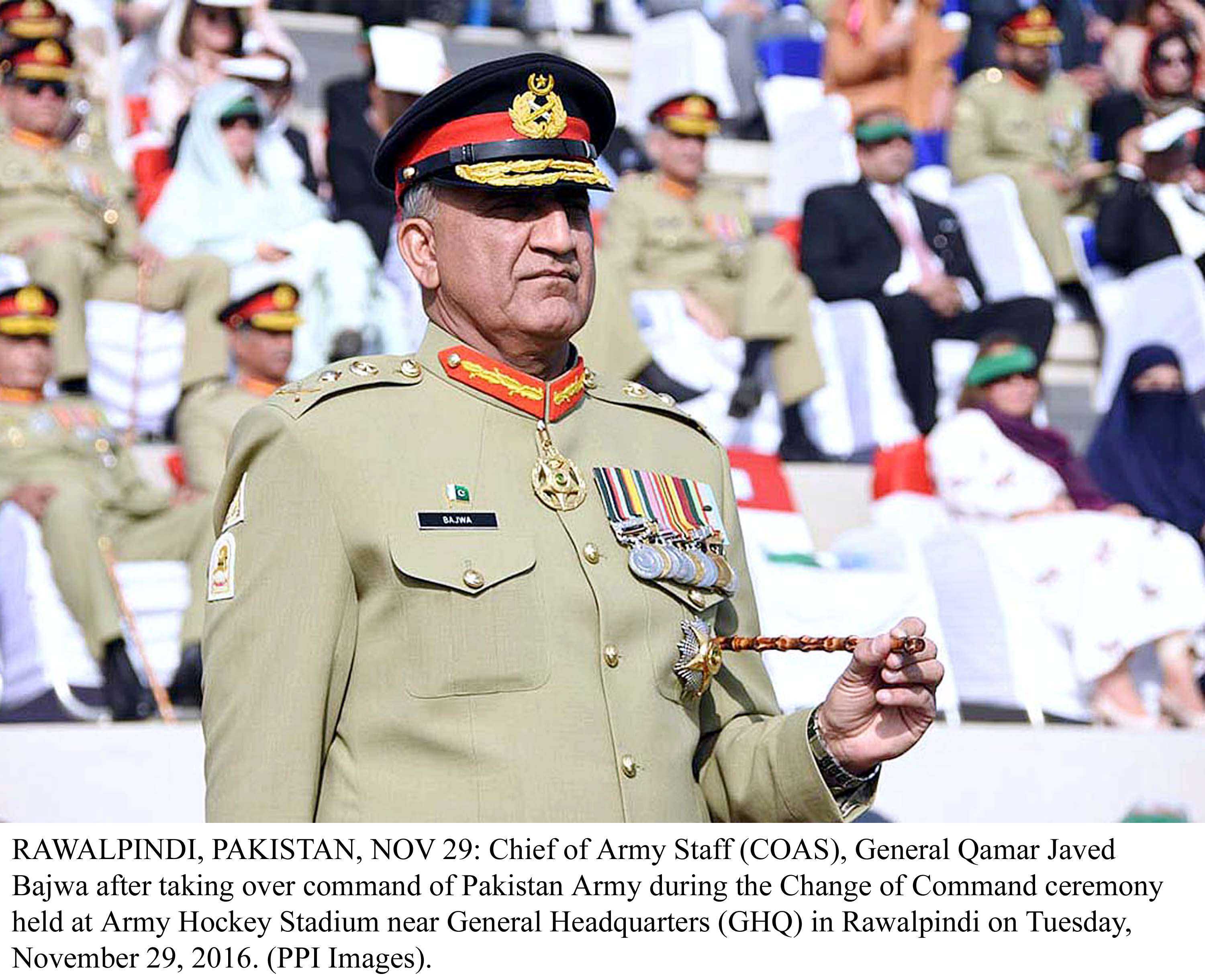 gen bajwa assumed command as pakistan 039 s 16th army chief on tuesday photo ppi