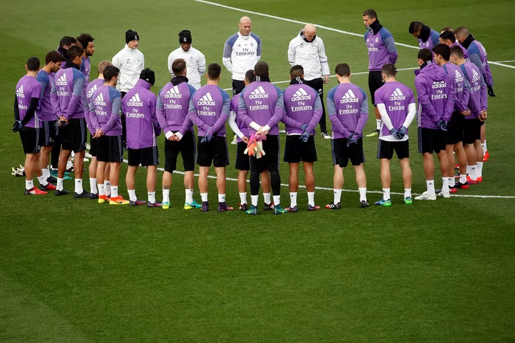 real madrid players observe a minute of silence photo reuters juan medina real madrid players observe a minute of silence photo reuters juan medina