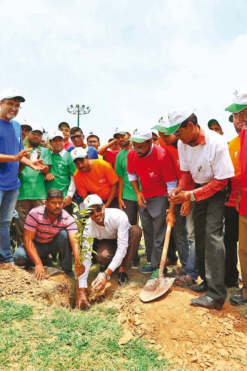 the aman foundation has taken the initiative to plant trees in the city which could prevent another deathly heatwave in the city photo press release