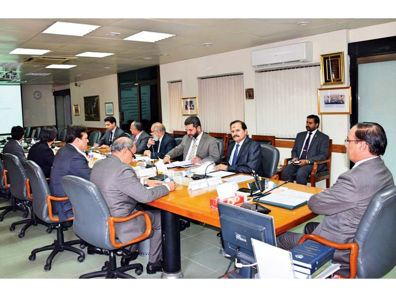 nab chairman qamar zaman chaudhry chairs a meeting to review the bureau s performance photo pr