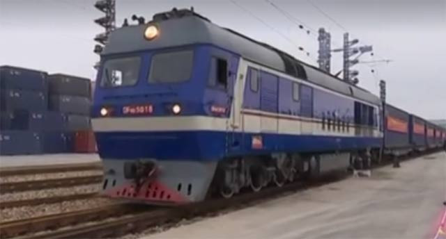 the new service is said to reduce the transport cost by more than half xinhua news screengrab the new service is said to reduce the transport cost by more than half xinhua news screengrab