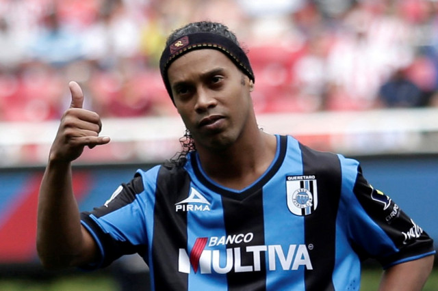 fans urge ronaldinho to offer his services to chapecoense photo reuters