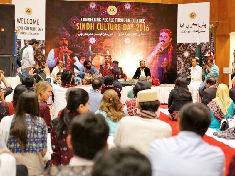 people danced to the tunes of sindhi musical artists including arbab khan khoso and sattar jogi played the raag tunes of bhoopali soruth and durga photo courtesy us consulate karachi