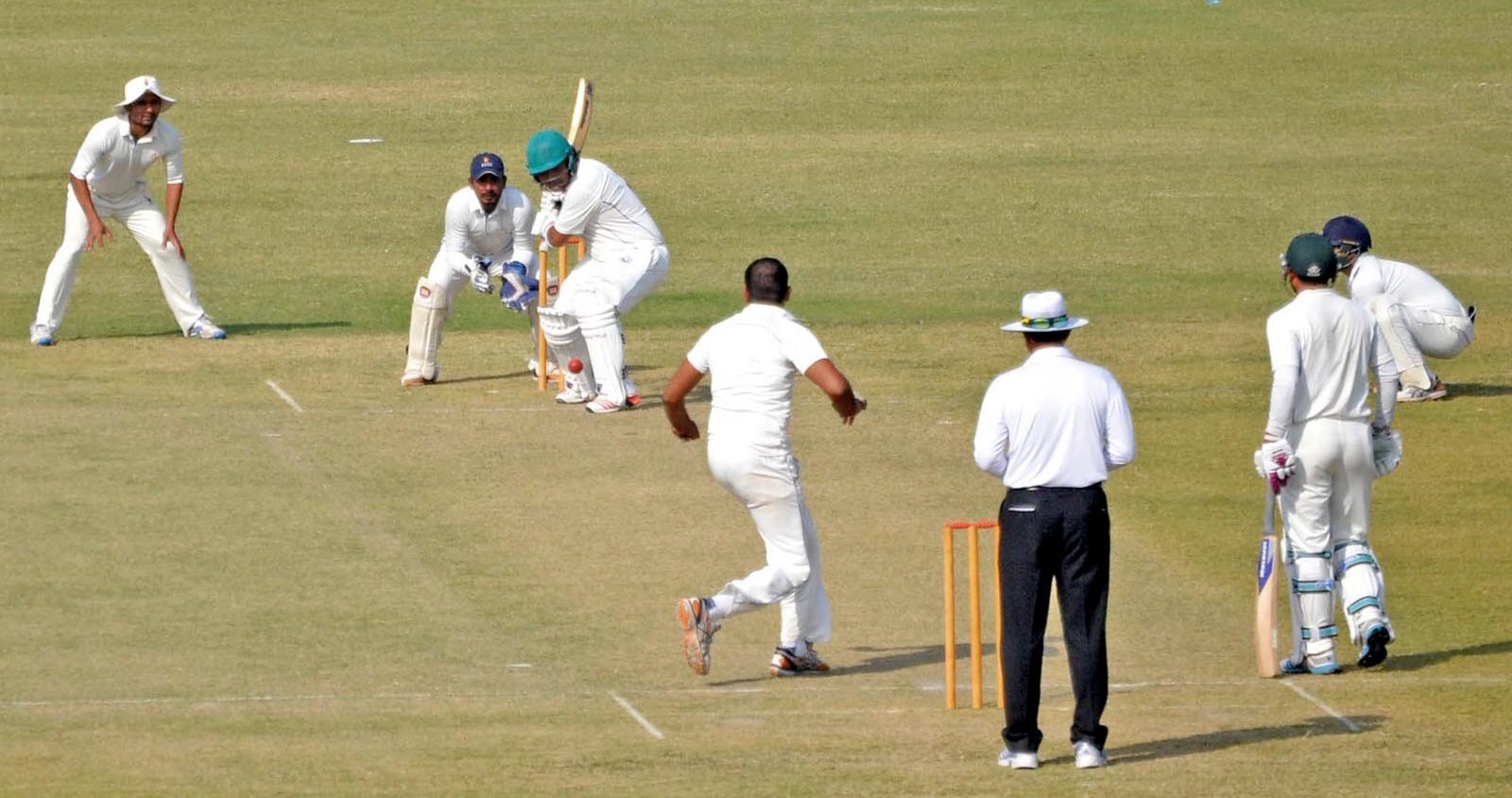 kamran akmal playing a shot at niaz stadium photo inp