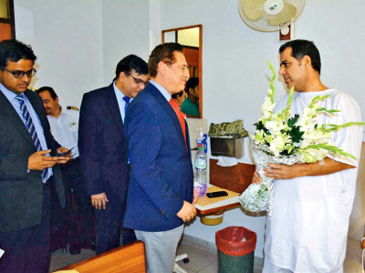 sick while flying caa chief visits saudi pilot