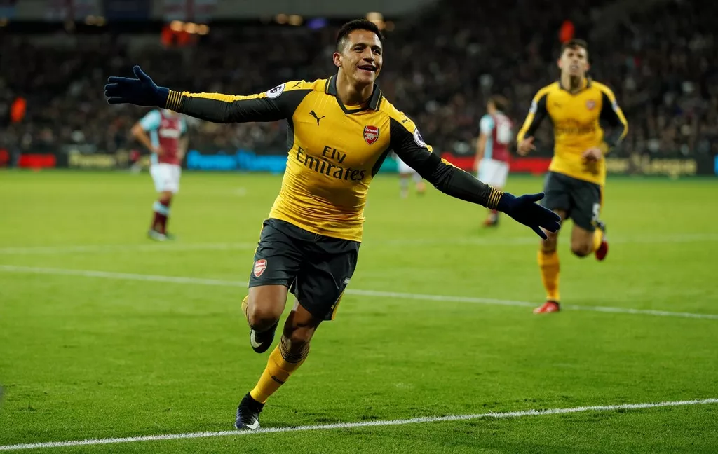 alexis sanchez celebrates scoring photo reuters alexis sanchez celebrates scoring photo reuters