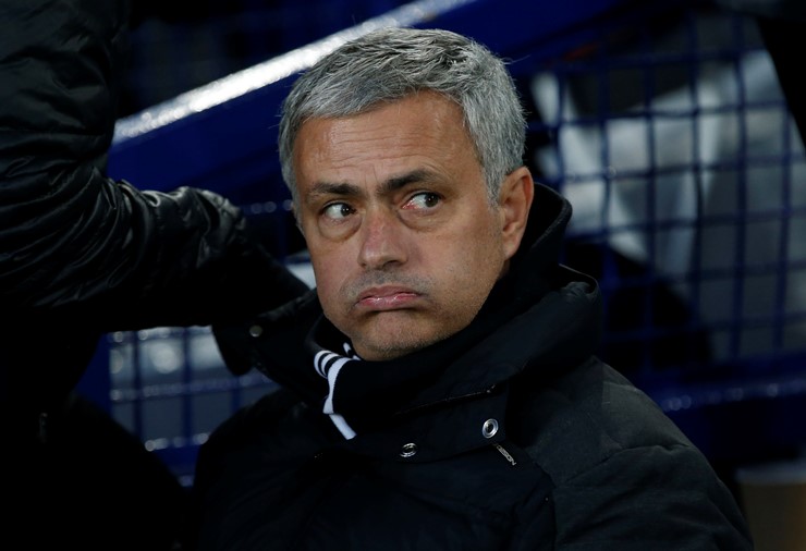 manchester united manager jose mourinho before the match against everton on december 4 2016 photo reuters