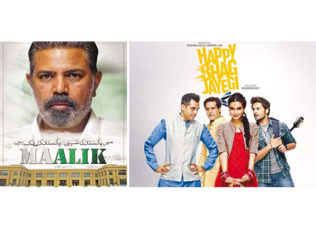 maalik and happy bhaag jaayegi were two of the films banned by pakistani censor boards photos file