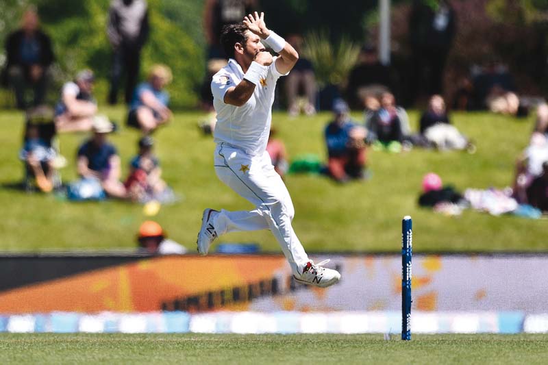 yasir hurt his back during a training session yesterday and will miss the tour match against cricket australia xi scheduled to take place tomorrow photo afp