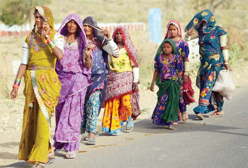 over 15 000 villagers in thar will be affected by the reservoir claim the protesters the chief minister has promised to facilitate these people photo file